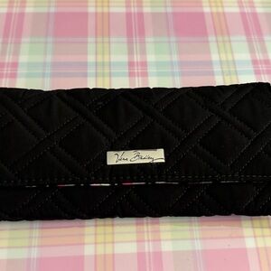 Vera Bradley Black Quilted Wristlet